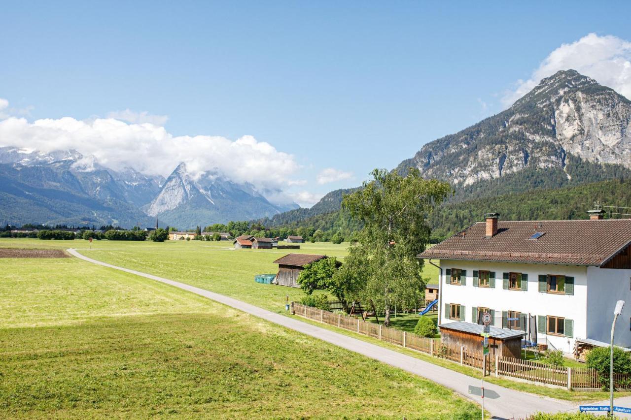 Ferienwohnung Ausblick Farchant Exterior foto