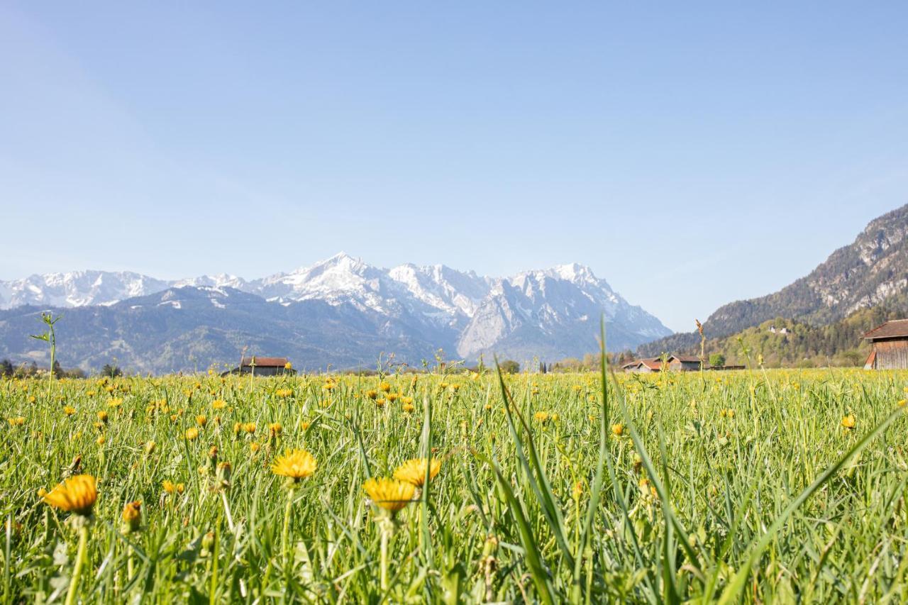 Ferienwohnung Ausblick Farchant Exterior foto